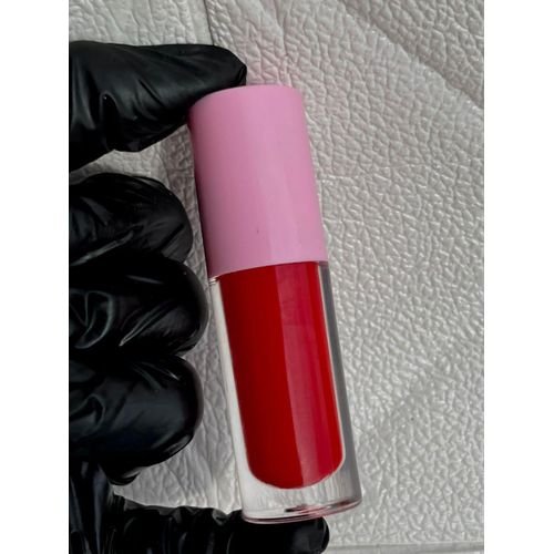 Rose red lip gloss