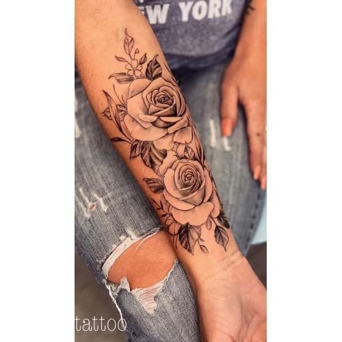 Sexy Body Flower Temporary Tattoos For Women Bk007