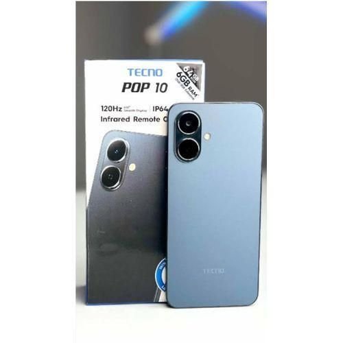 Tecno POP 10 - 6.67" (128GB/3+3GB) 4G Dual SIM, 5000mAh - GREY