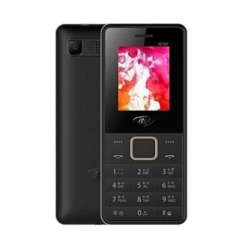 itel It2160 Wireless Fm, Torchlight, Dual SIM - Black