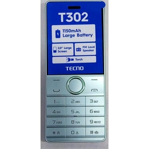 Tecno T302 Dual Sim With Camera & TorchLight Fm, Speaker, Green