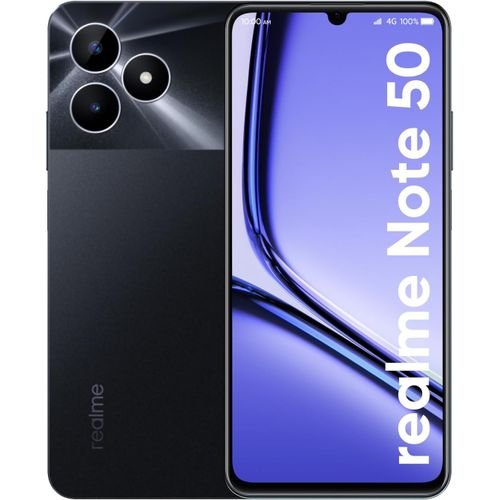 Realme Note 50 - 6.74" (4GB RAM, 128GB ROM) Android 14 - Black