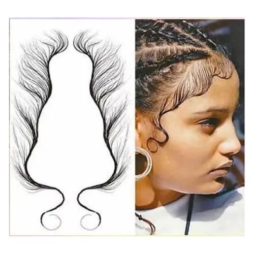 Babylike Hair Temporary Tattoo For Adults JS02