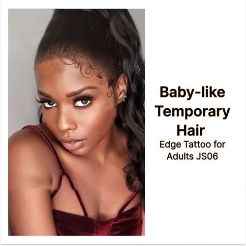 Babylike Hair Temporary Tattoo For Adults JS06