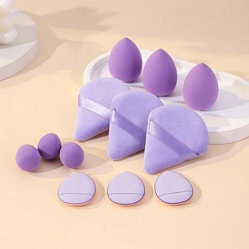 Genera 12pcs Makeup Sponge Beauty Air Powder Cosmetic Sponge Beauty Egg Powder Puff Set