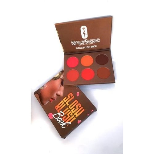 Girlz Slosh Blush makeup palette, 6 colors