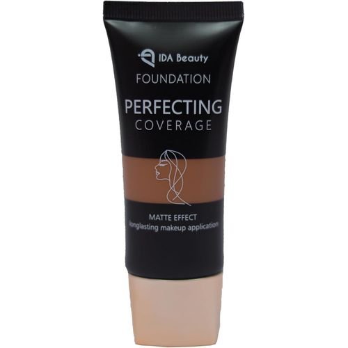 IDA Beauty IDA Beauty Glam It! Liquid Foundation | Full Foundation Coverage, Matte Finish, Long-Lasting, Lightweight | Vegan, Halal, Cruelty-Free (Lola, 35ml)