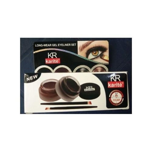 Karite Long-Wear Eyeliner Set - Black + Brown- (8g* 2pcs)