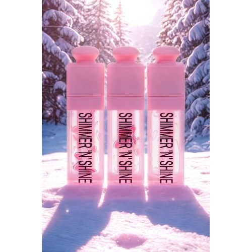 Shimmer & Shine Double-Head Lip Gloss ? Glossy, Long Lasting Waterproof