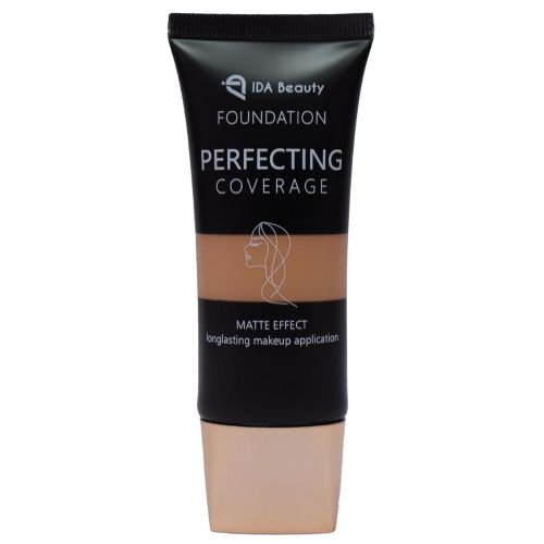 IDA Beauty IDA Beauty Glam It! Liquid Foundation | Full Foundation Coverage, Matte Finish, Long-Lasting, Lightweight | Vegan, Halal, Cruelty-Free (Kemi, 35ml)