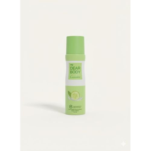 Dear Body Perfumed Deodorant Body Spray 250ml - Cucumber