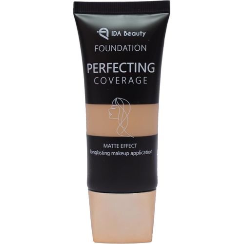 IDA Beauty IDA Beauty Glam It! Liquid Foundation | Full Foundation Coverage, Matte Finish, Long-Lasting, Lightweight | Vegan, Halal, Cruelty-Free (Keji, 35ml)