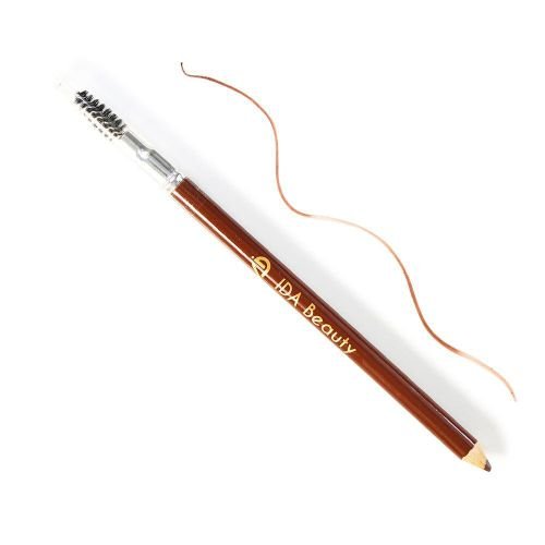 IDA Beauty IDA Beauty Double-Sided Wooden Eyebrow Pencil - Waterproof Eyebrow Pencils for Women, Smudge-Proof, 24-Hour Wear | Vitamin-Enriched, Vegan, Halal, Cruelty-Free (Indian Red, 1.3g)