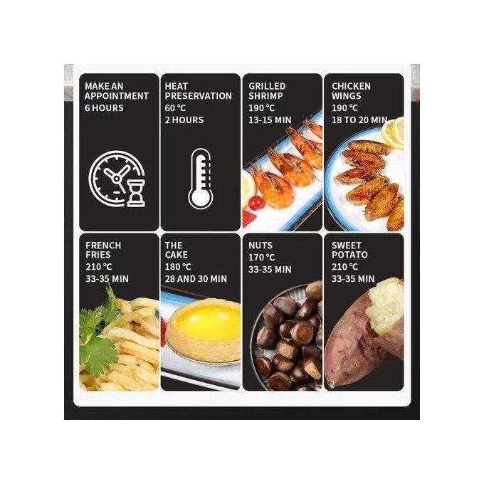 SILVER CREST 8L Extra Large Digital AirFryer - Image 4