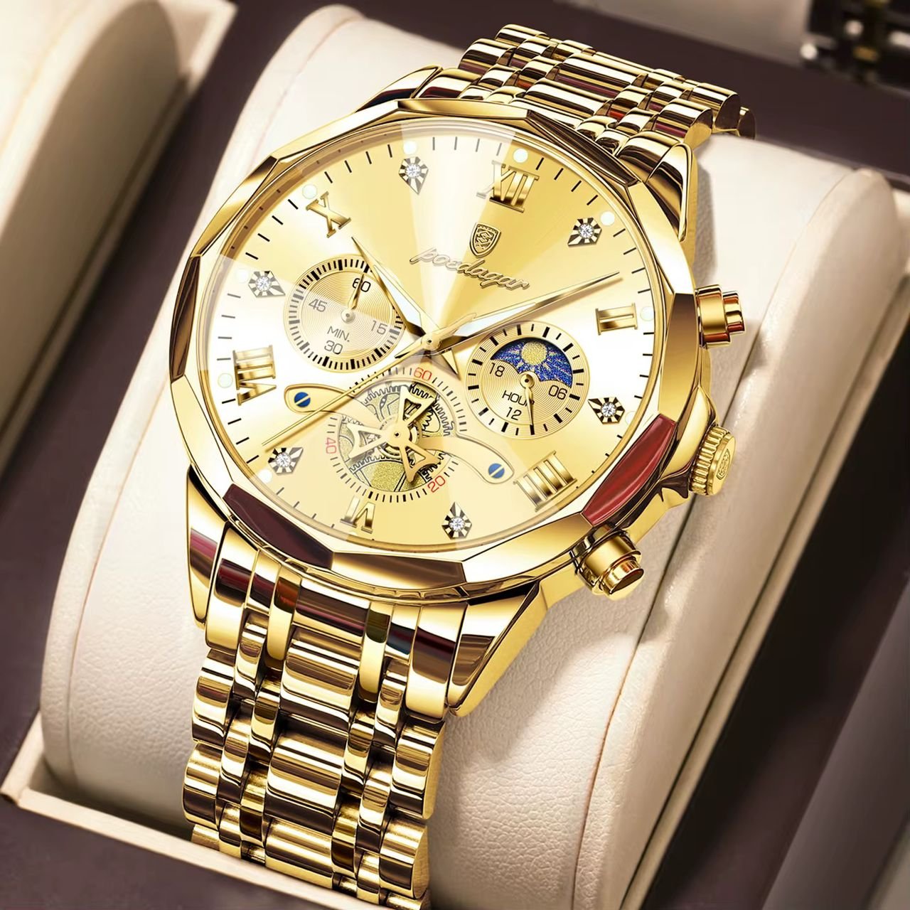 Poedagar chronograph chain A935