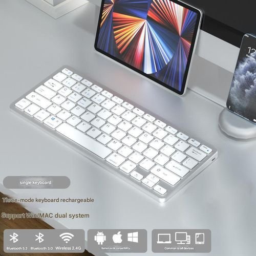 Best wireless keyboard for office, Portable Bluetooth keyboard for travel, wireless keyboard for work from home, slim rechargeable keyboard for Windows, wireless keyboard for Android, keyboard for Desktop/iMac, Quiet slim keyboard ?