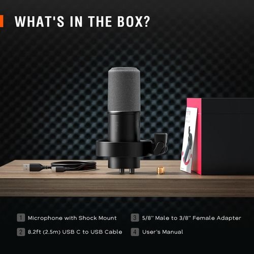 Fifine K688 Dynamic Microphone For Streaming Podcast Gaming